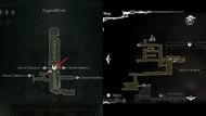 Location for Lace boss (Act II) in Hollow Knight Silksong (Image via Team Cherry || YouTube@ LunarGaming | LoganZ)